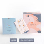 Buy Evolve Essential Rash-free Eco-safe Sanitary Napkin Pack of 15 (All Heavy Flow) - Purplle