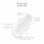 Buy Evolve Essential Rash-free Eco-safe Sanitary Napkin Pack of 15 (All Heavy Flow) - Purplle