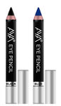 Buy AYA Eye Pencil For Eye Liner / Kajal (Set of 2) - Black and Blue - Purplle