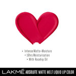 Buy Lakme Absolute Matte Melt Liquid Lip Color, Firestarter Red, 6 ml - Purplle