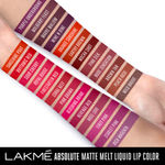 Buy Lakme Absolute Matte Melt Liquid Lip Color, Firestarter Red, 6 ml - Purplle