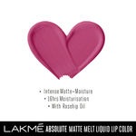 Buy Lakme Absolute Matte Melt Liquid Lip Color, Starlet Pink, 6 ml - Purplle