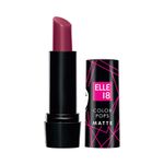 Buy Elle 18 Color Pop Matte Lip Color, W11, Cherry Wine, 4.3 g - Purplle