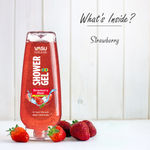 Buy Vasu Naturals 3 in 1 Strawberry Blast Shower Gel For Hair Face And Body 250 ml - Purplle