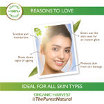 Buy Organic Harvest Youthful Glow Face Serum: Saffron & Oat Milk | Anti-Aging Serum for Skin for Men & Women | 100% American Certified Organic | Paraben & Sulphate-free|30 ml - Purplle