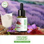 Buy Organic Harvest Youthful Glow Face Serum: Saffron & Oat Milk | Anti-Aging Serum for Skin for Men & Women | 100% American Certified Organic | Paraben & Sulphate-free|30 ml - Purplle