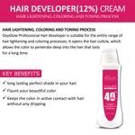 Buy Oxyglow OG Professional Hair developer - 40 volume (12%)- 250 ml - Purplle