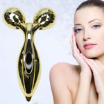 Buy Beautiliss Professional 3D Manual Roller Face body massager - golden - Purplle