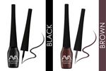 Buy AYA Waterproof Eyeliner, Set of 2 (Black and Brown) - Purplle