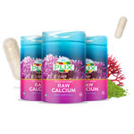 Buy PLIX Raw Calcium 60 Capsules (Pack of 3) with Vitashine®️ D3 & C, Highly Bioavailable Supplement for Women and Men, For Bone Health & Joint Support - Purplle