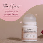 Buy Carmesi Natural Deodorant Roll-on - Floral Sunset ,50 ml - Purplle