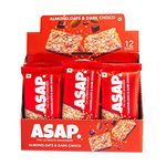 Buy ASAP Energy Bars - 12 Bars, Healthy Protein Bars with Dark Choco, Rolled Oats & Almonds - High Fiber, On-The-Go, Chewy Snack Bars (35 G Each) - Purplle