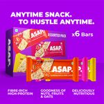 Buy ASAP Energy Bars - 18 Bars, Healthy Granola Bars (Dark Choco Almond, Fruits & White Choco, Cashew Caramel) - Chewy Snack Bars (35 g Each) - Purplle