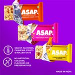 Buy ASAP Energy Bars - 18 Bars, Healthy Granola Bars (Dark Choco Almond, Fruits & White Choco, Cashew Caramel) - Chewy Snack Bars (35 g Each) - Purplle