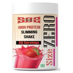 Buy SOS Nutrition Weight Loss Size Zero High Protein Women Slimming Shake, 30 Servings, Strawberry Cream, Immunity Booster, Healthy Hair, Glowing Skin, Strong Bones, Whey Protein Drink - Purplle