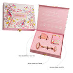 Buy Natural Vibes Glow Getter Gift Set with Rose Quartz Face Roller, Rose Quartz Gua Sha and Nirvana Flower Oil - Purplle