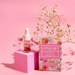 Buy Natural Vibes Glow Getter Gift Set with Rose Quartz Face Roller, Rose Quartz Gua Sha and Nirvana Flower Oil - Purplle