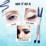 Buy FACES CANADA Ultime Pro Twist Eye Kajal Liner - Azure, 0.35 gm | High Impact Intense Color In 1 Stroke | 24HR Long Stay | Matte Finish | Soft Texture | Waterproof & Smudgeproof | Made With Carnauba Wax - Purplle