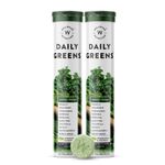 Buy Wellbeing Nutrition Daily Greens | Wholefood Multivitamin with Vitamin C, Zinc, B6, B12 for Immunity and Detox with Organic Certified Plant Superfoods & Antioxidants (30 Tablets) Pack of 2 - Purplle