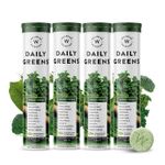 Buy Wellbeing Nutrition Daily Greens | Wholefood Multivitamin with Vitamin C, Zinc, B6, B12 for Immunity and Detox with Organic Certified Plant Superfoods & Antioxidants (60 Tablets) Pack of 4 - Purplle