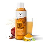 Buy Wellbeing Nutrition USDA Organic Apple Cider Vinegar (2X Mother) with Amla, Turmeric, Cinnamon & Black Pepper - 500ml - Purplle