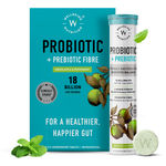 Buy Wellbeing Nutrition Daily Probiotic + Prebiotic| Plant Based |36 Billion CFU, 6 Strains for Men & Women - 126 Tablets (Pack of 6) - Purplle