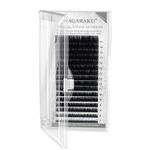 Buy NAGARAKU Eyelash Extensions Individual Lashes 0.12mm N curl 7-15mm Mix Tray Classic Mega Volume Matte Black Soft Natural 16 rows (MIX-0.12 N) - Purplle