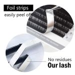 Buy NAGARAKU Eyelash Extensions Individual Lashes 0.12mm N curl 7-15mm Mix Tray Classic Mega Volume Matte Black Soft Natural 16 rows (MIX-0.12 N) - Purplle