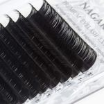 Buy NAGARAKU Eyelash Extensions Individual Lashes 0.12mm N curl 7-15mm Mix Tray Classic Mega Volume Matte Black Soft Natural 16 rows (MIX-0.12 N) - Purplle