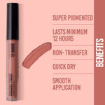 Buy NY Bae Smudge Proof Liquid Lipstick | Long Lasting | Super Pigmented | Nude Pink Lipstick | Matte Finish - Mauve Magic 04 (2.5 ml) - Purplle