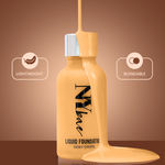 Buy NY Bae Dewy Drops Foundation - Freddo 04 (30 ml) | Wheatish Skin | Cool Undertone | Full Coverage | Long Lasting | Non-Transfer - Purplle