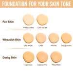 Buy NY Bae Dewy Drops Liquid Foundation | Natural | Full Coverage | Smooth & Light | Easily Blendable | Dark Skin Tone | Warm Undertone - Cappuccino 5 (30 ml) - Purplle