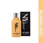 Buy NY Bae Dewy Drops Foundation - Espresso 07 (30 ml) | Dusky Skin | Cool Undertone | Full Coverage | Long Lasting | Non-Transfer - Purplle