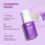 Buy Plum 1% Retinol Anti-Aging Face Serum With Bakuchiol, Reduces Fine Lines & Wrinkles, Boosts Collagen 30ml - Purplle