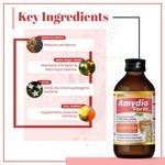 Buy AIMIL Amydio Forte Syrup for Diarrhoea & Dysentery| Energizes body by replenishing electrolyte to prevent dehydration|100 ML (Pack of 4) - Purplle