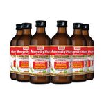 Buy AIMIL Amynity Plus Syrup Enriched with Amla, Giloy, Tulsi, Ashwagandha, and 7 more herbs | Natural Immunity Booster, 200 ML (Pack of 6) - Purplle