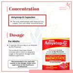 Buy AIMIL Amystop-G Capsules Natural Iron & Other Supplement for Women |Strengthens Blood Vessels & Control Blood Flow - 20 Capsules (Pack of 6) - Purplle