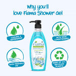 Buy Fiama Cooling Body Wash Shower Gel Menthol & Magnolia, 500ml, Body Wash for Men & Women with Skin Conditioners & Menthol for Icy-Cool & Refreshed Skin - Purplle