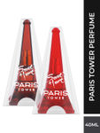 Buy Sweet Heart Red & Maroon Paris Tower Eau De Parfum, 40ml Each (pack of 2) - Purplle