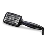 Buy Babyliss Hot Straightening Brush 3D Tech Black -HSB101E. Up to 200C. Heated straightening fins, Flexible taming bristles - Purplle