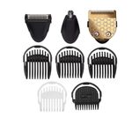 Buy BaByliss 8-In-1 Titanium Multi-Purpose Trimmer,60 minute Run Time,Titanium Blades. Rotary Nose/ Ear Head (Black & Grey) - 1 Pc - Purplle