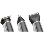 Buy BaByliss 8-In-1 Titanium Multi-Purpose Trimmer,60 minute Run Time,Titanium Blades. Rotary Nose/ Ear Head (Black & Grey) - 1 Pc - Purplle