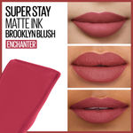 Buy Maybelline Superstay Matte Ink Brooklyn Blush - 380 Enchanter, 5ml | Liquid Lipstick | Matte Lipstick - Purplle