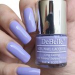 Buy DeBelle Gel Nail Lacquer Creme Blueberry Crepe-Lavender, (8 ml) - Purplle