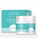 Buy Asfa Halal Clay Face Mask with Vitamin B3 (50 gm) - Purplle
