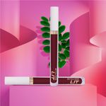 Buy MyGlamm LIT Liquid Matte Lipstick-Dank (3 ml) - Purplle