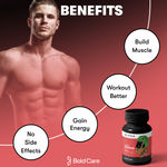 Buy Bold Care Alpha Testo Gain - Tribulus Terrestris, Ashwagandha, Shilajit, Safed Musli - Natural Bodybuilding Supplements for Men - Pre or Post Workout for Performance & Energy - 60 Tablets - Purplle