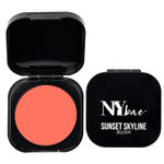 Buy NY Bae Sunset Skyline Blush - Coral Sunset 06 (5 gm) | Coral | Matte Finish | Rich Colour | Blendable | Multipurpose | Travel Friendly - Purplle