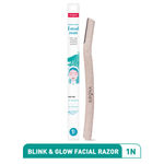 Buy Sirona Reusable Blink & Glow Face Razor for Women - 1 Razors | Painless Facial Hair Removal | Eyebrow Shaper | For Eyebrows, Upper Lip, Forehead, Peach Fuzz, Chin and Sideburns | Dermaplaning Tool 1 pc - Purplle