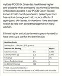 Buy myDaily PCOS PCOD 6X Green Tea for Weight Loss with 6X Anti-Oxidants (Pack of 50) - Purplle